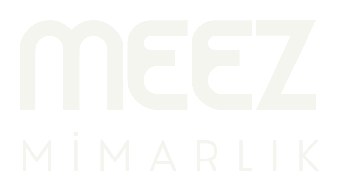 MEEZ Mimarlık logosu: Koyu zeminde kullanım